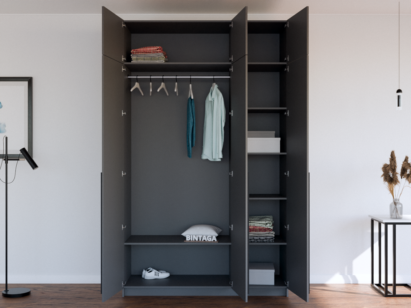 Пакс Фардал 52 grey ИКЕА (IKEA) изображение товара