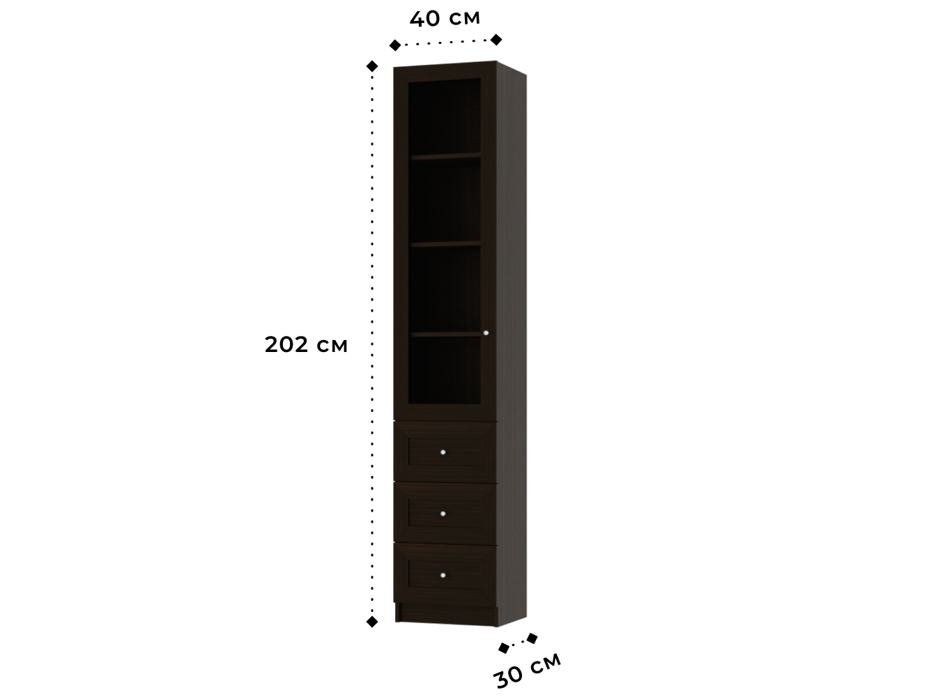 Билли 375 brown ИКЕА (IKEA) изображение товара