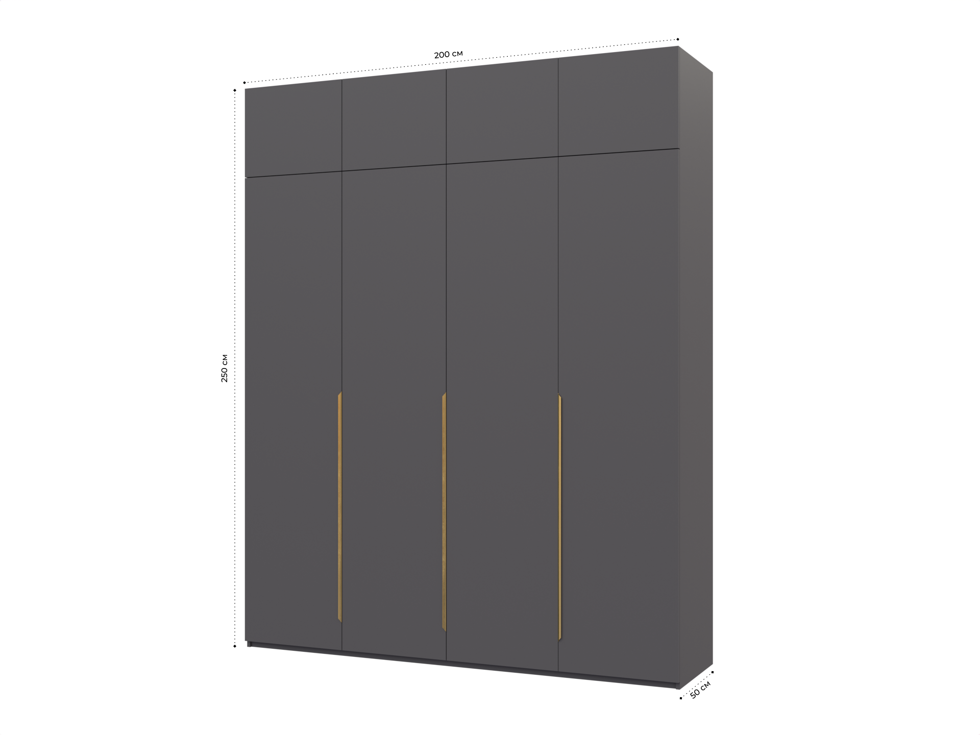 Пакс Альхейм 24 grey (gold) ИКЕА (IKEA) изображение товара