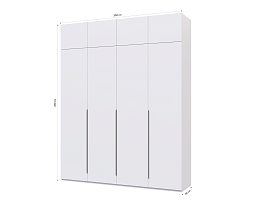 Изображение товара Пакс Альхейм 24 white (silver) ИКЕА (IKEA) на сайте bintaga.ru