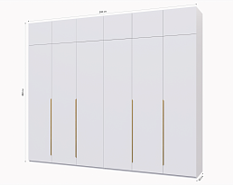 Изображение товара Пакс Альхейм 26 white (gold) ИКЕА (IKEA) на сайте bintaga.ru