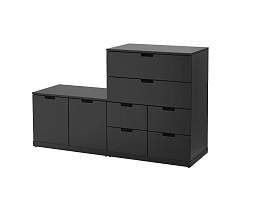 Изображение товара Нордли 39 black ИКЕА (IKEA) на сайте bintaga.ru