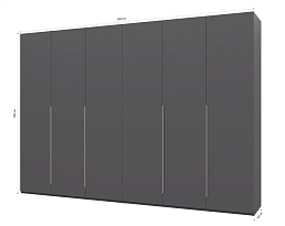 Изображение товара Пакс Альхейм 16 grey (silver) ИКЕА (IKEA) на сайте bintaga.ru